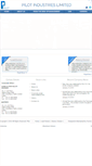 Mobile Screenshot of pilotindustries.co.in