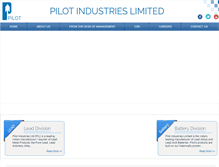 Tablet Screenshot of pilotindustries.co.in